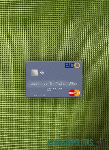 Philippines Banco De Oro Mastercard Photolook Front exemplo real